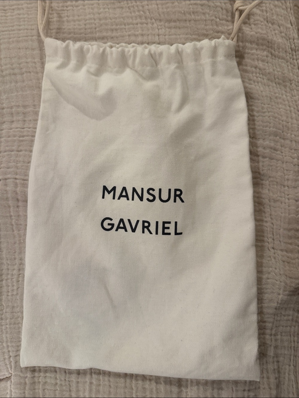 Mansur Gavriel Mini Cloud Pouch in Biscotto - Picture 8 of 8